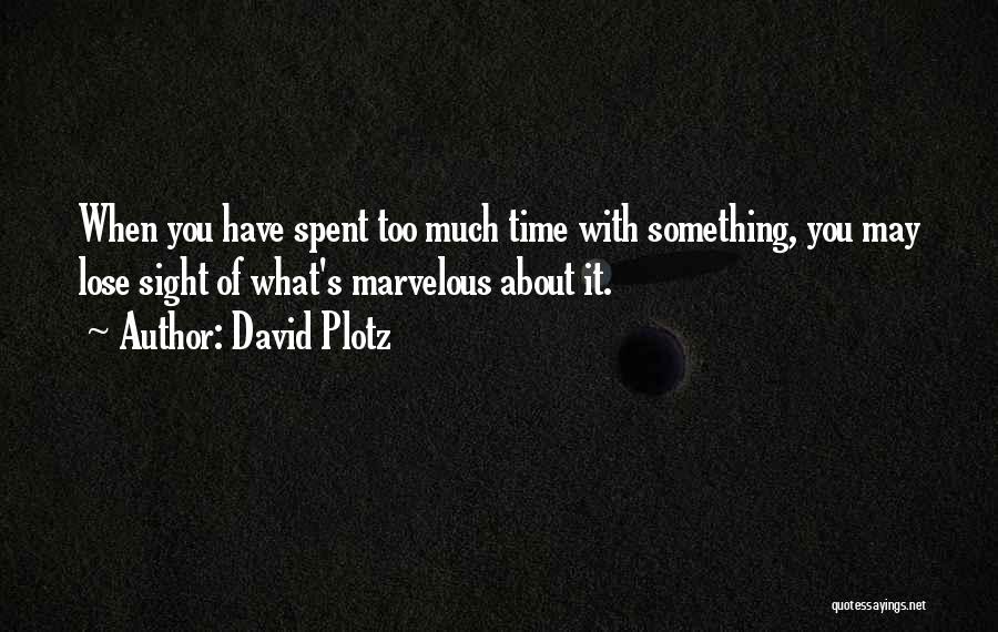 Time Spent With You Quotes By David Plotz