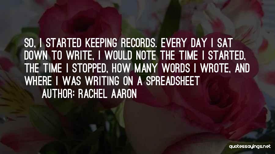Time Stopped Quotes By Rachel Aaron