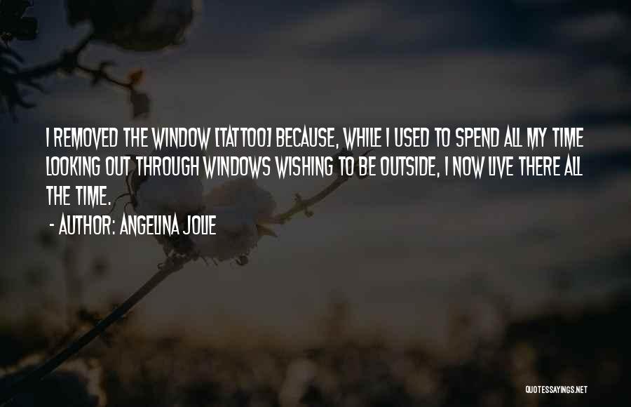 Time Tattoo Quotes By Angelina Jolie