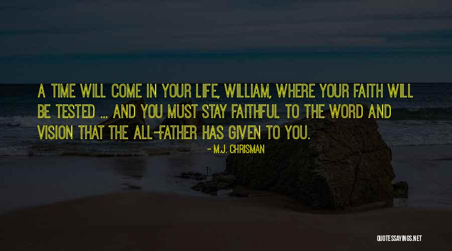 Time Tested Quotes By M.J. Chrisman