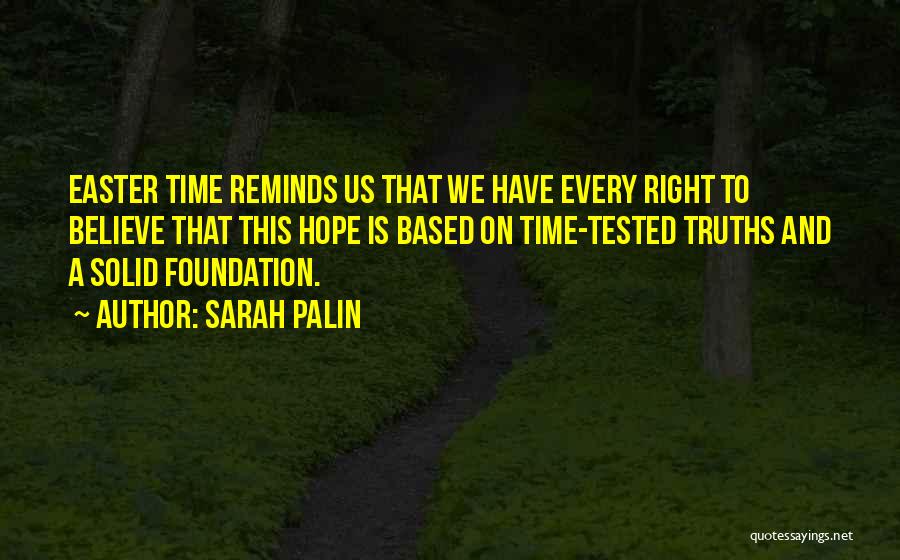 Time Tested Quotes By Sarah Palin