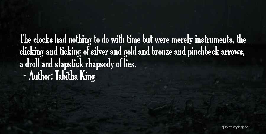 Time Ticking Quotes By Tabitha King