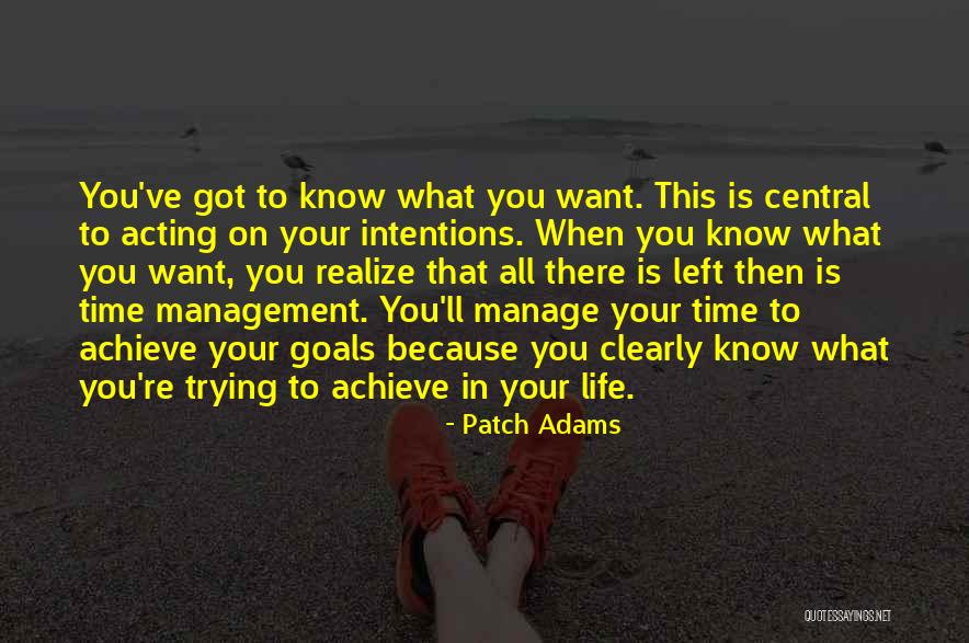 Time To Achieve Goals Quotes By Patch Adams Time To Achieve Goals Quotes By Patch Adams