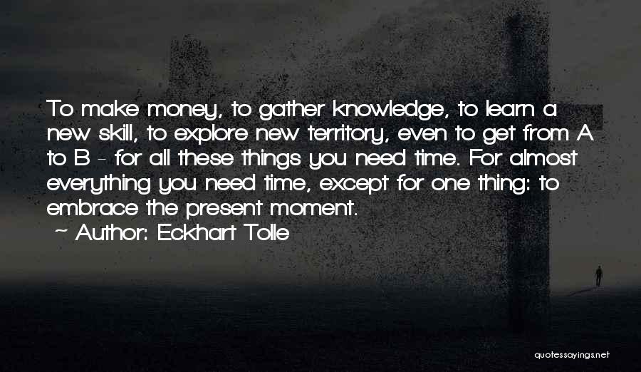 Time To Embrace Quotes By Eckhart Tolle