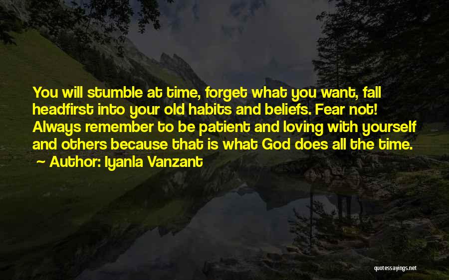 Time To Forget You Quotes By Iyanla Vanzant