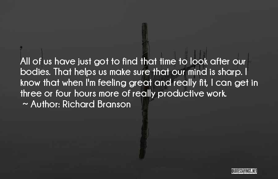 Time To Get Fit Quotes By Richard Branson