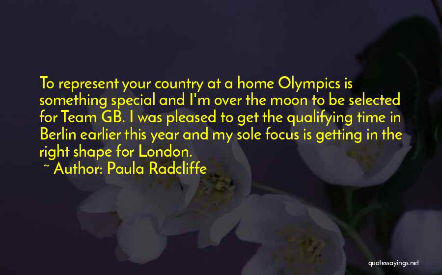 Time To Get In Shape Quotes By Paula Radcliffe