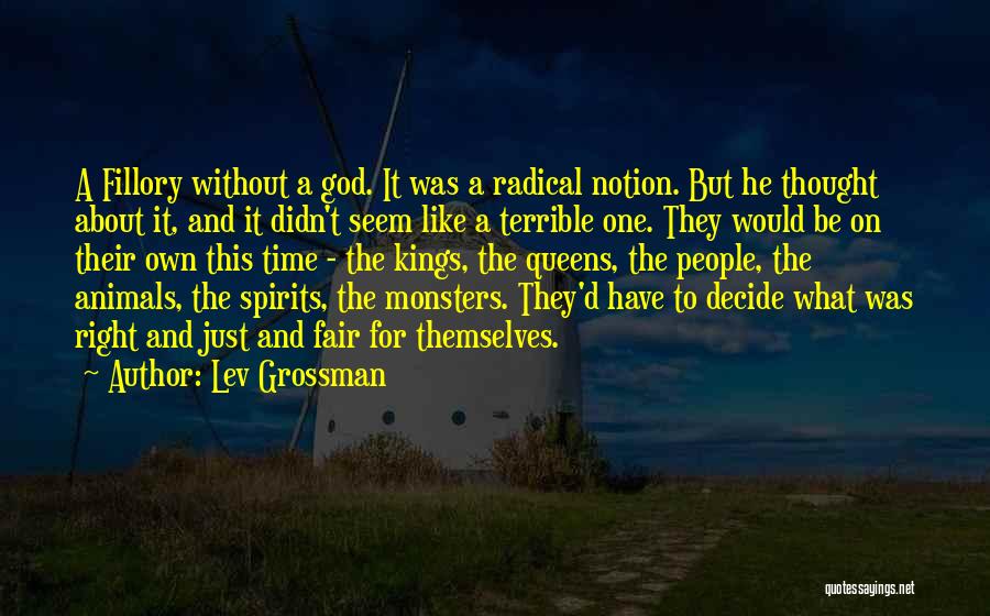 Time To Get Right With God Quotes By Lev Grossman