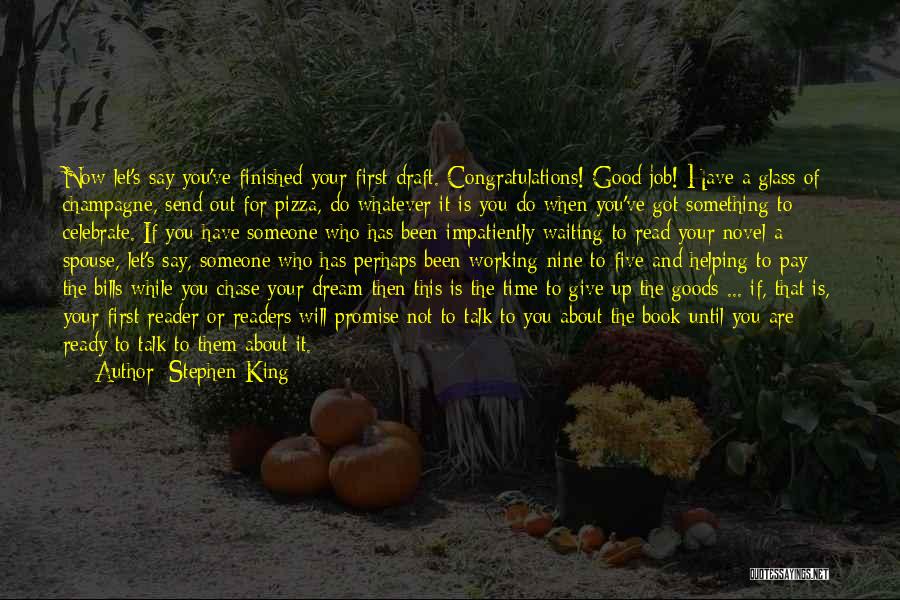 Time To Give Up On You Quotes By Stephen King