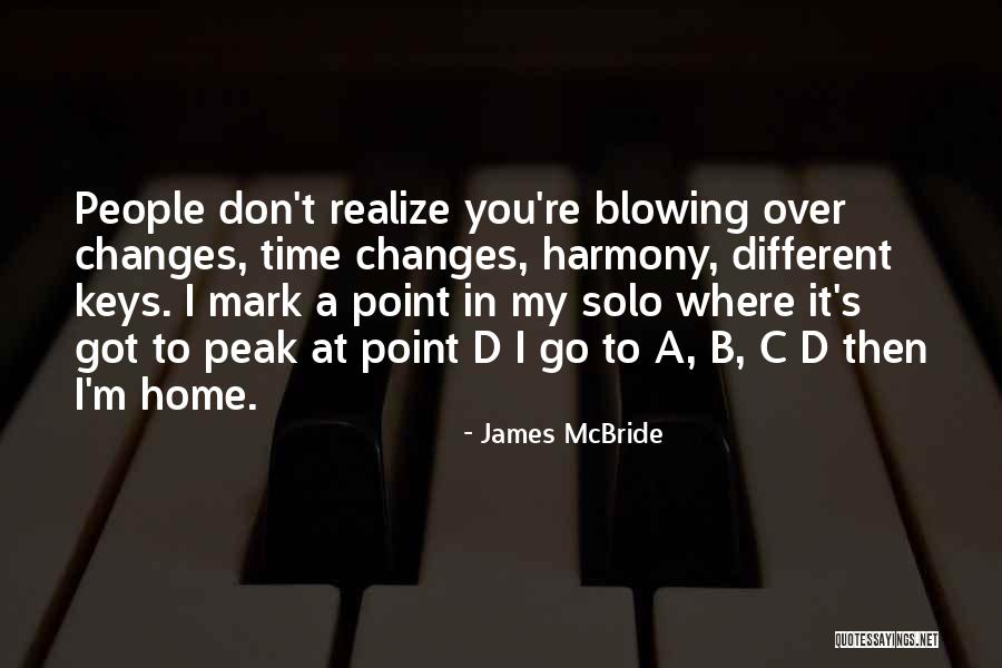 Time To Go Home Quotes By James McBride