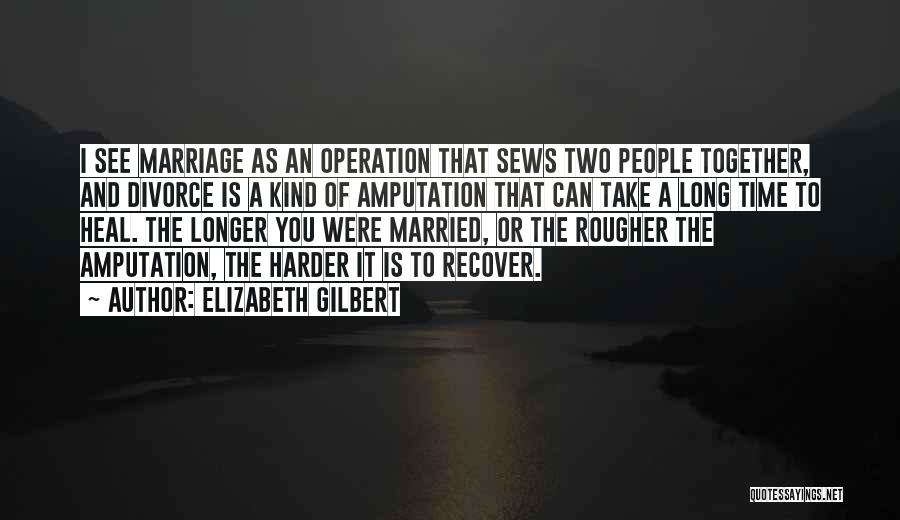 Time To Heal Quotes By Elizabeth Gilbert