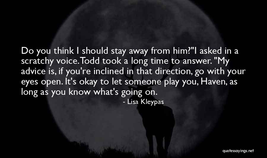 Time To Let Him Go Quotes By Lisa Kleypas