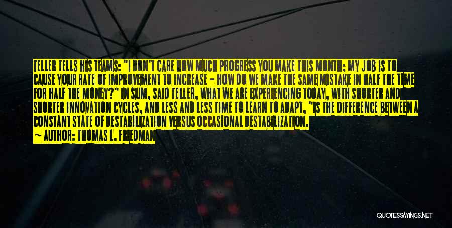 Time To Make Money Quotes By Thomas L. Friedman