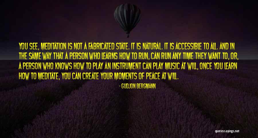 Time To Meditate Quotes By Gudjon Bergmann Time To Meditate Quotes By Gudjon Bergmann