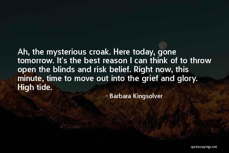 Time To Move Out Quotes By Barbara Kingsolver