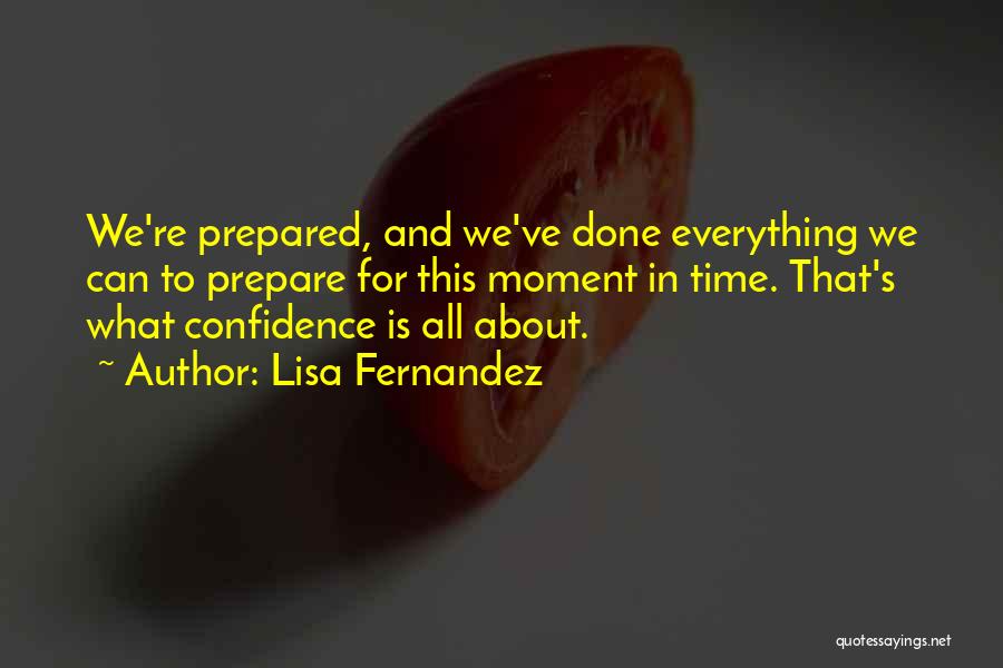 Time To Prepare Quotes By Lisa Fernandez