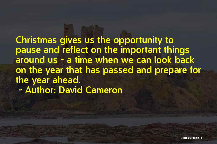 Time To Reflect Quotes By David Cameron