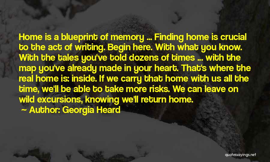 Time To Return Home Quotes By Georgia Heard