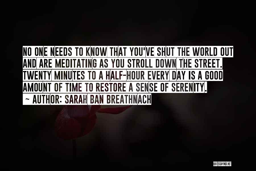 Time To Shut Down Quotes By Sarah Ban Breathnach