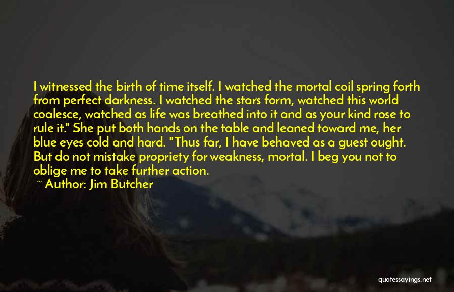 Time To Take Action Quotes By Jim Butcher