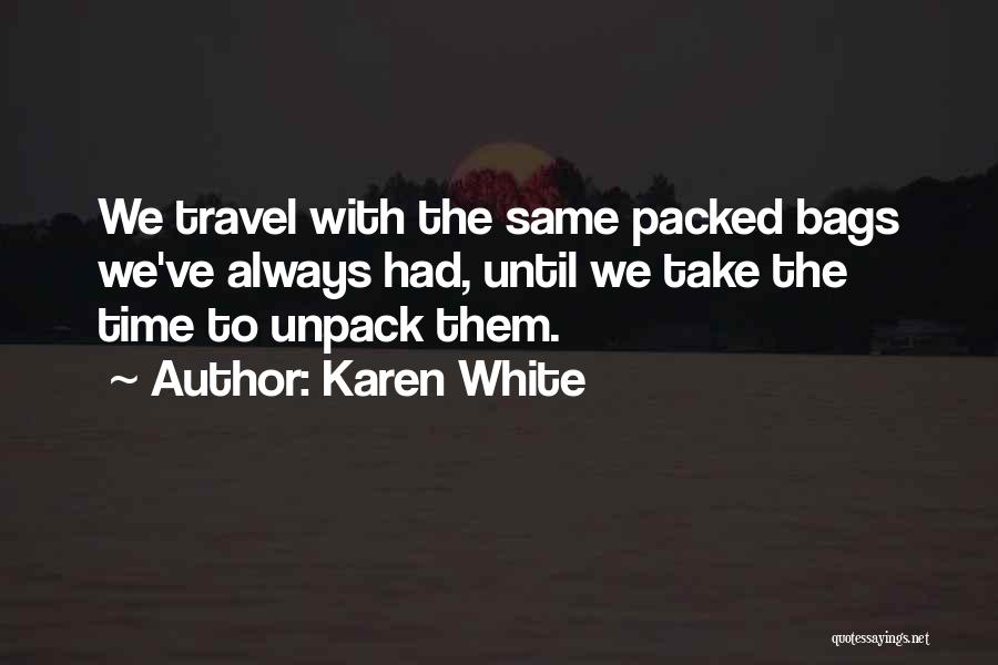 Time To Travel Quotes By Karen White