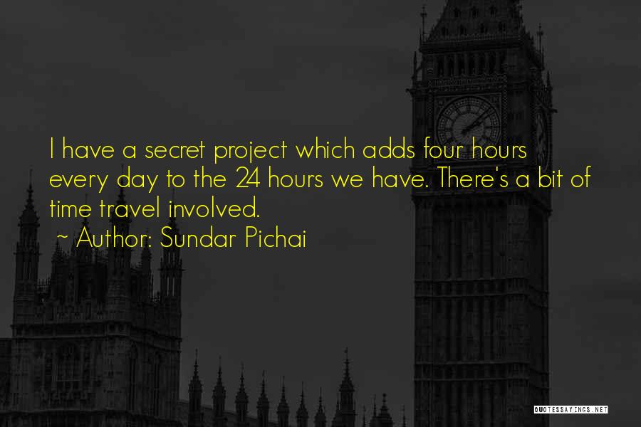 Time To Travel Quotes By Sundar Pichai