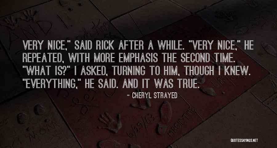 Time Travel And Love Quotes By Cheryl Strayed