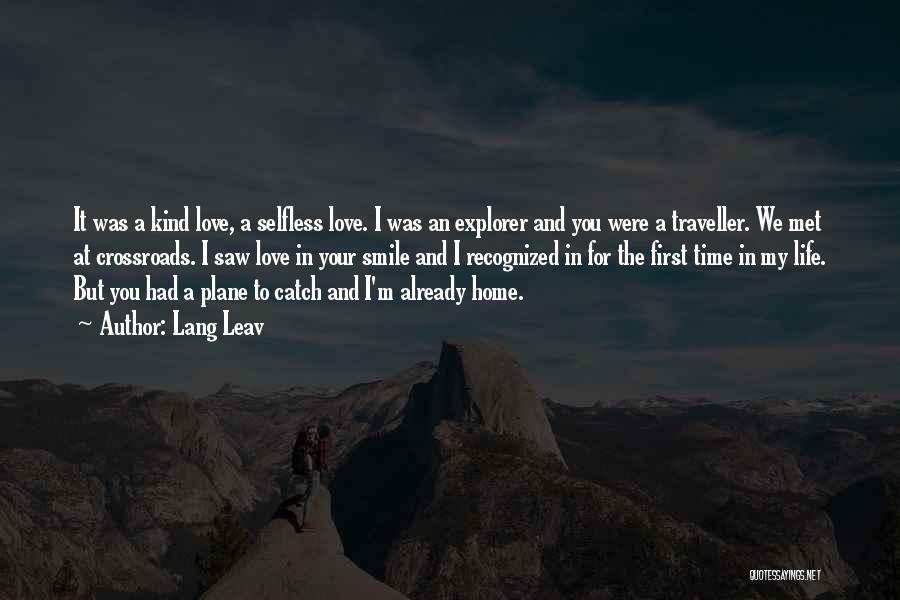 Time Traveller Quotes By Lang Leav