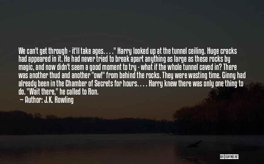 Time Tunnel Quotes By J.K. Rowling