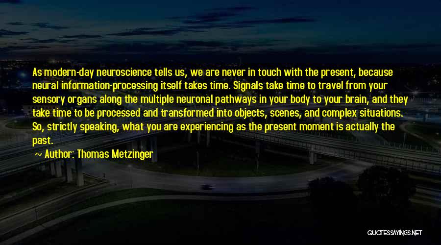 Time Tunnel Quotes By Thomas Metzinger