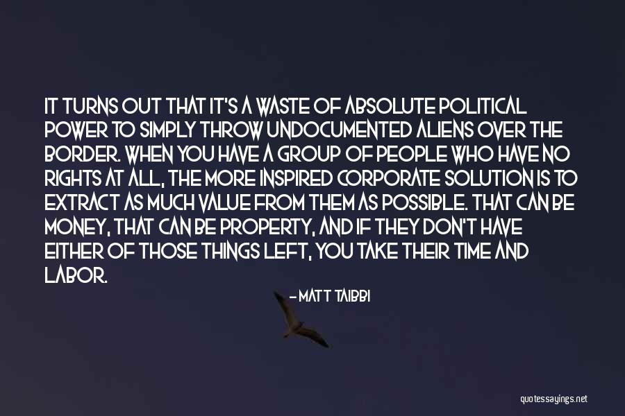 Time Value Of Money Quotes By Matt Taibbi