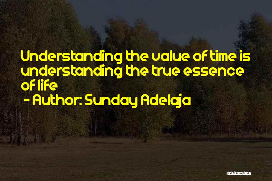 Time Value Of Money Quotes By Sunday Adelaja