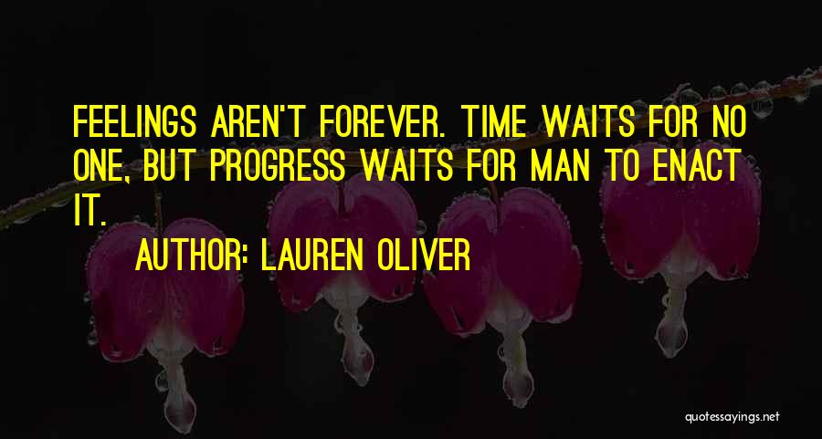 Time Waits For No One Quotes By Lauren Oliver