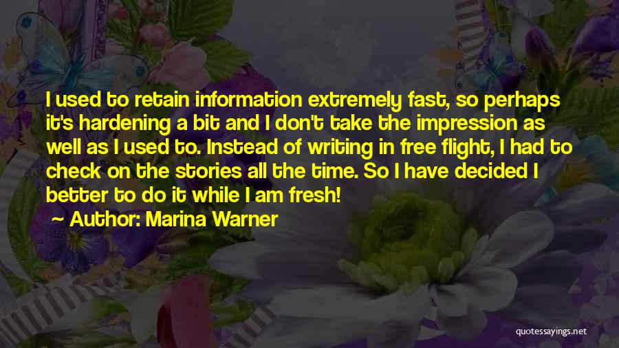 Time Warner Quotes By Marina Warner