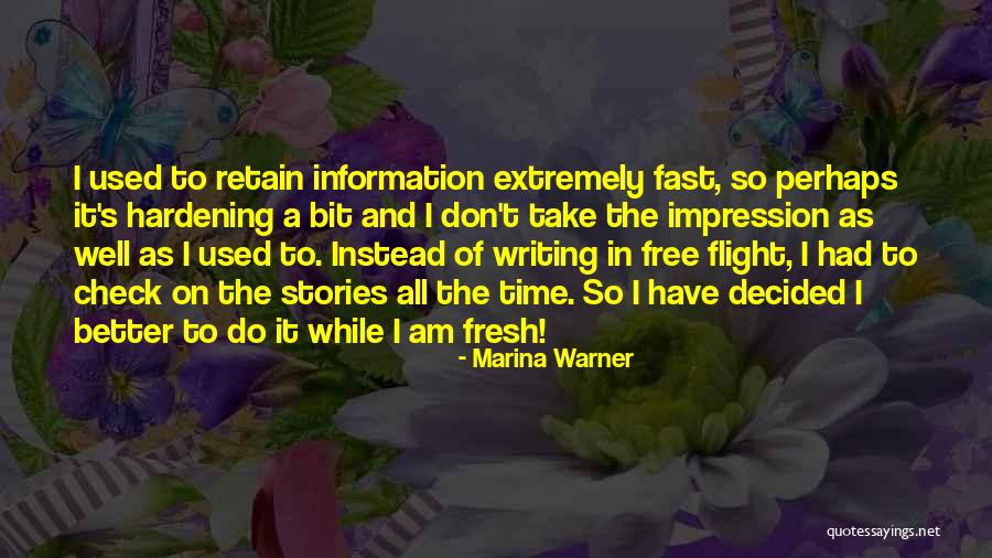 Time Warner Quotes By Marina Warner