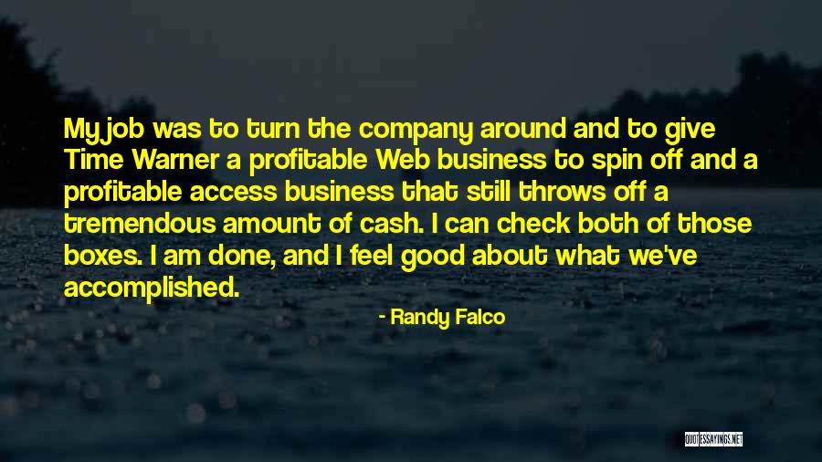 Time Warner Quotes By Randy Falco