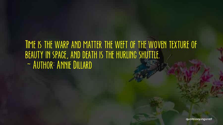 Time Warp Quotes By Annie Dillard