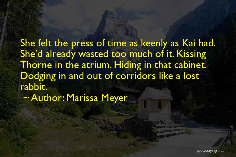 Time Wasted Quotes By Marissa Meyer