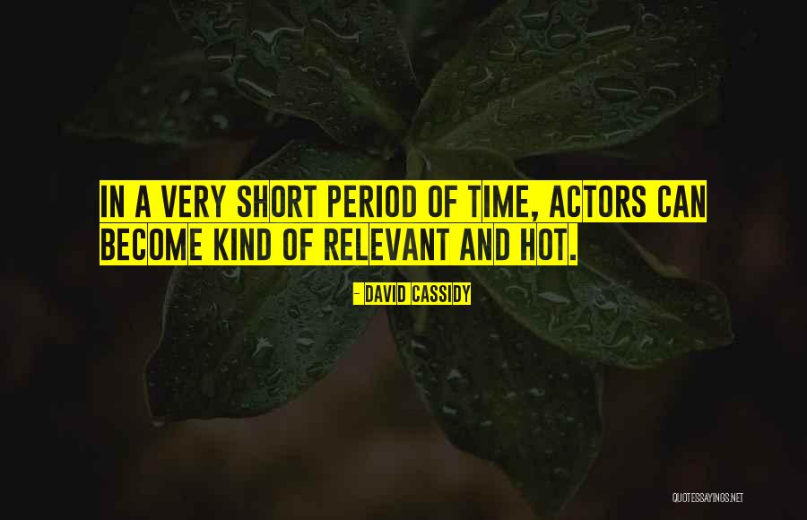 Time What Has Become Of Me Quotes By David Cassidy