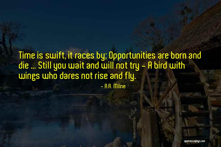 Time Will Fly Quotes By A.A. Milne Time Will Fly Quotes By A.A. Milne