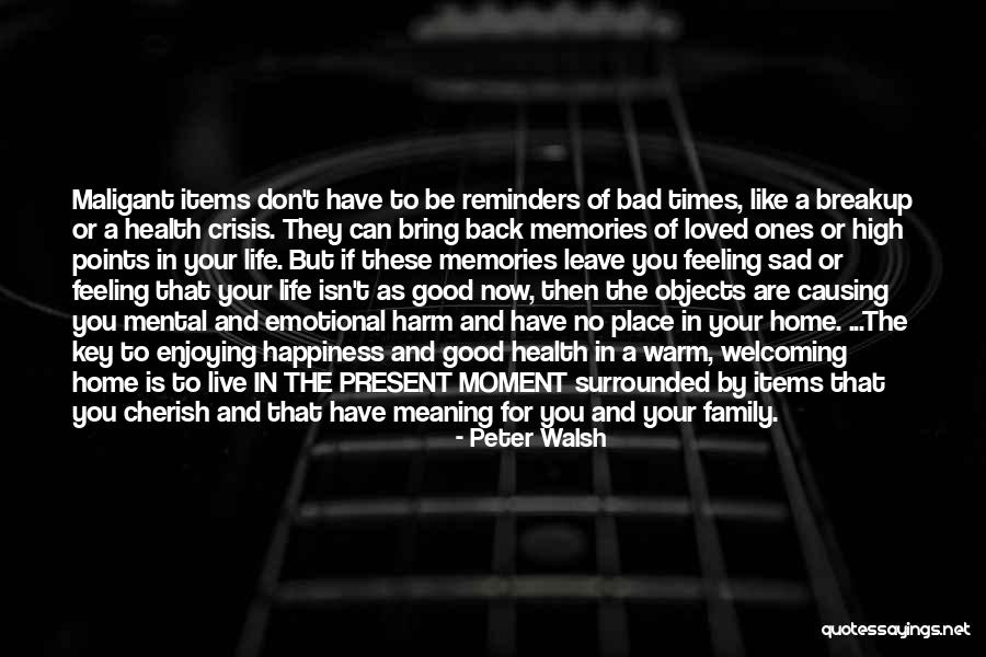 Time With Loved Ones Quotes By Peter Walsh Time With Loved Ones Quotes By Peter Walsh