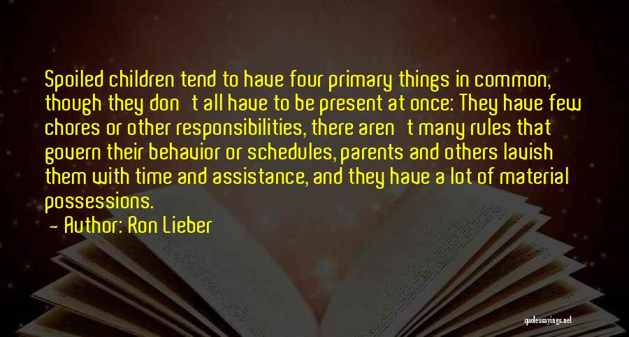 Time With Parents Quotes By Ron Lieber