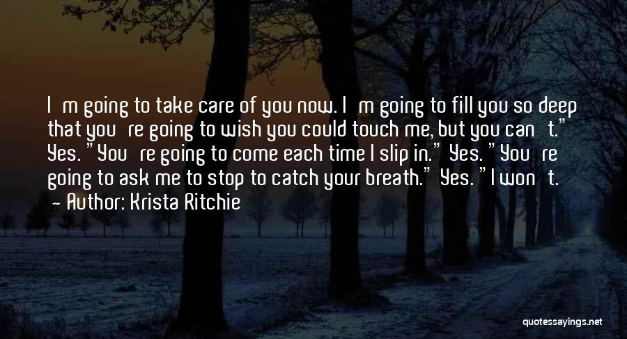 Time Won't Stop Quotes By Krista Ritchie