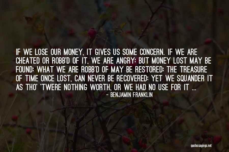 Time Worth More Than Money Quotes By Benjamin Franklin