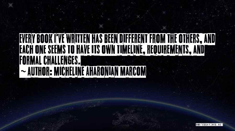 Timeline Quotes By Micheline Aharonian Marcom