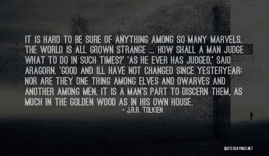 Times Have Changed Quotes By J.R.R. Tolkien