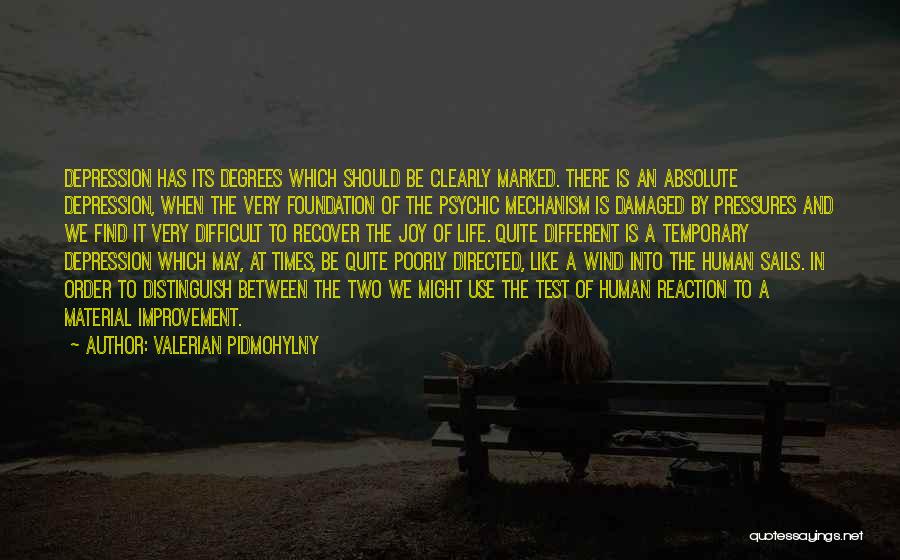 Times In Life Quotes By Valerian Pidmohylny
