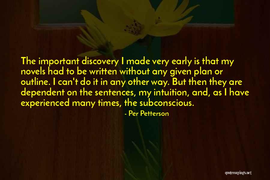Times Is Important Quotes By Per Petterson Times Is Important Quotes By Per Petterson