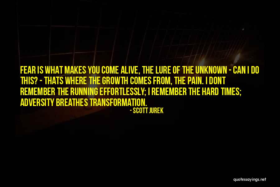 Times Of Adversity Quotes By Scott Jurek