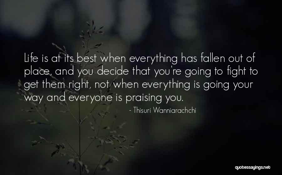 Times Of Adversity Quotes By Thisuri Wanniarachchi